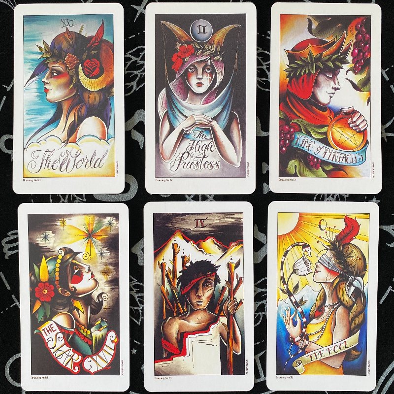 Exploring 78 Cards Tattoo Tarot  Elements of Magick